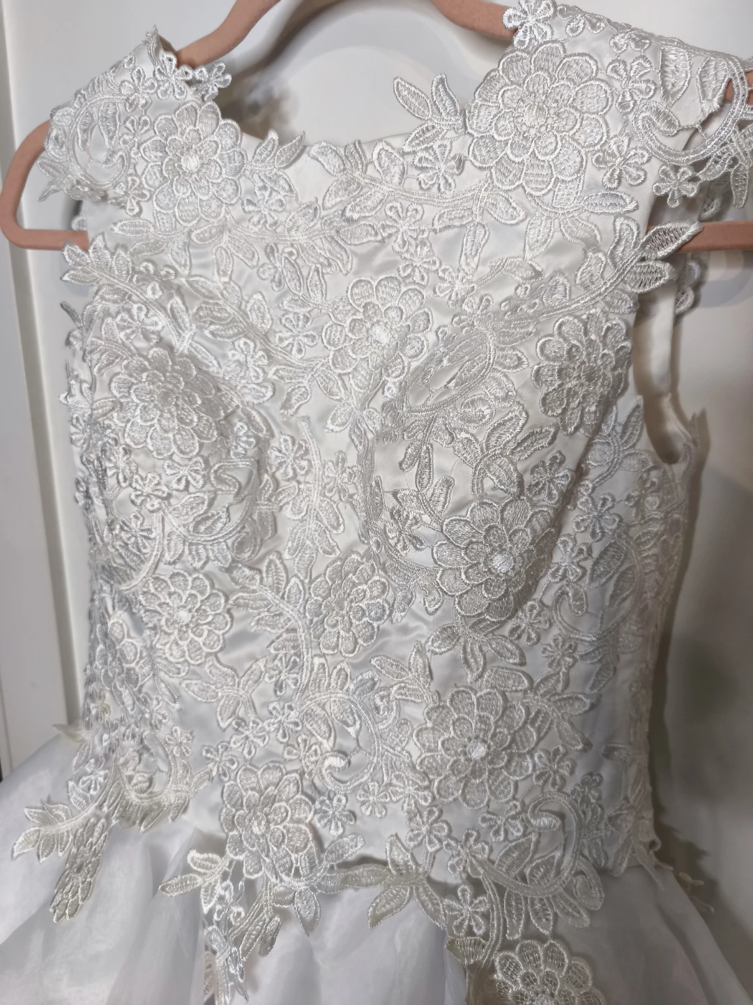 White Lace Overlay Dress - photo 2