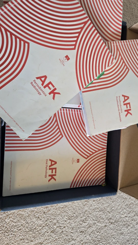 AFK Dental Study Books - Prep Doctors