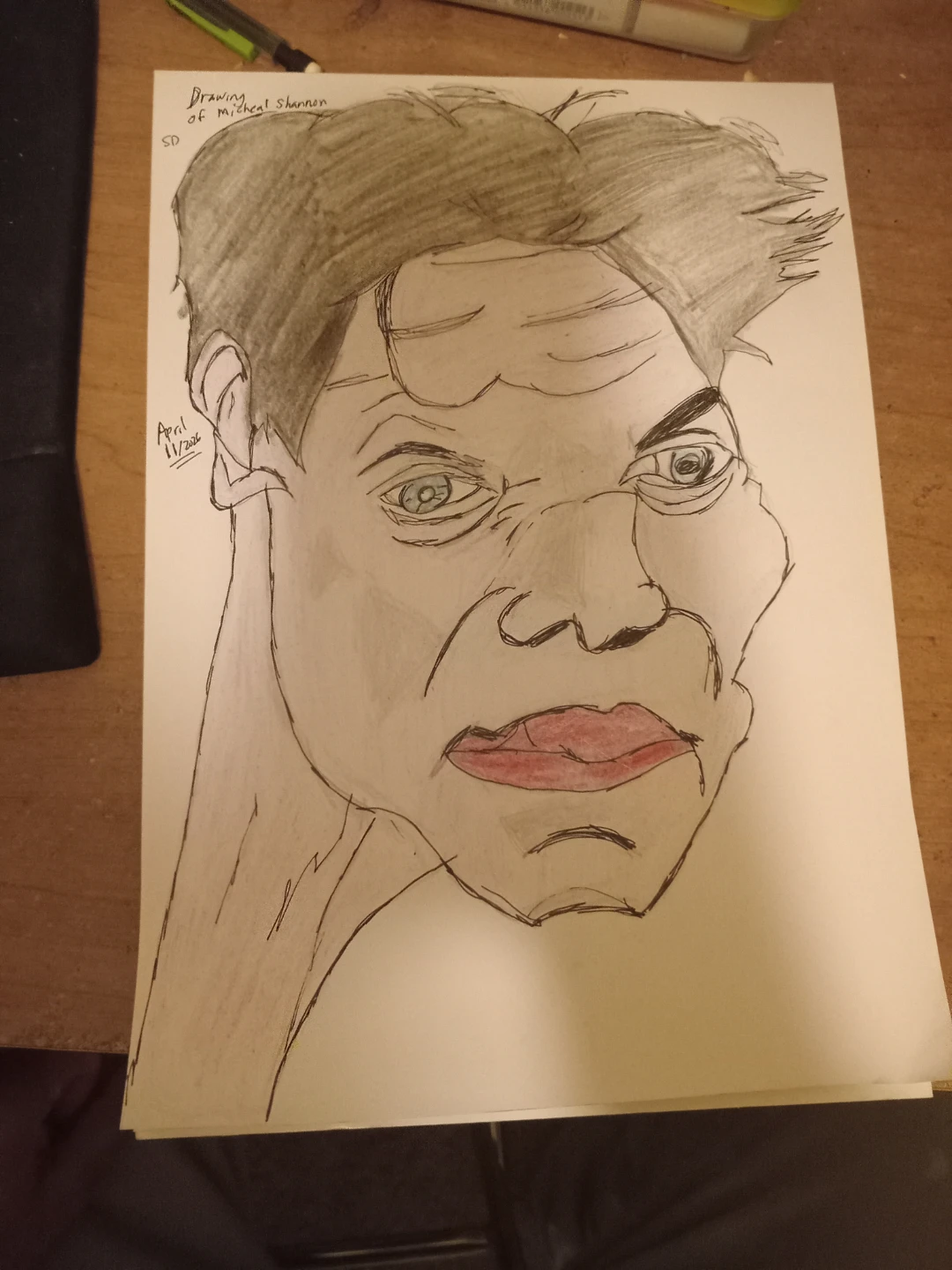 Michael Shannon Drawing by Custom Artist Sherwin - photo 2