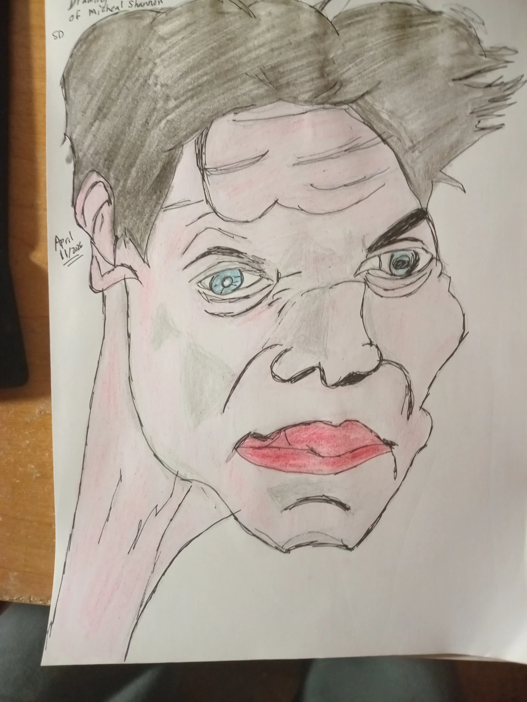 Michael Shannon Drawing by Custom Artist Sherwin - photo 3