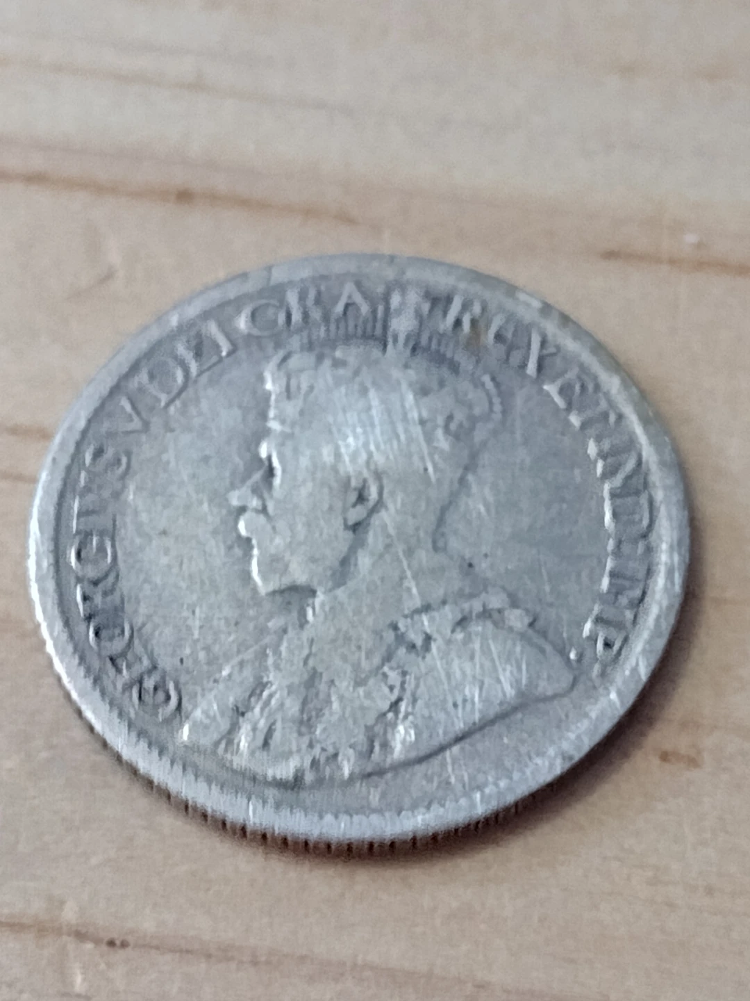 1920 Canadian 10 Cents Coin - photo 2