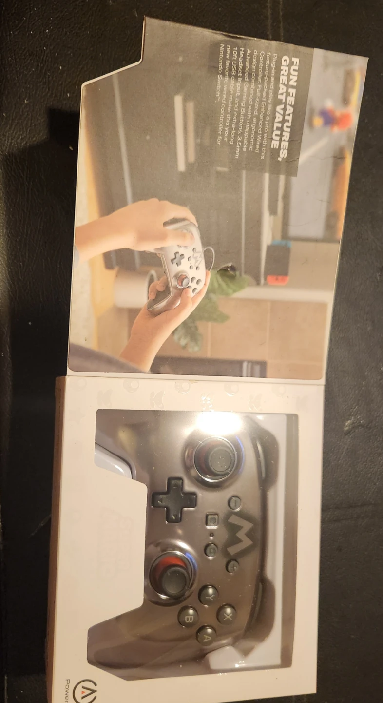 Nintendo Switch Super Mario Silver Wired Controller Sealed 🌱 - photo 2