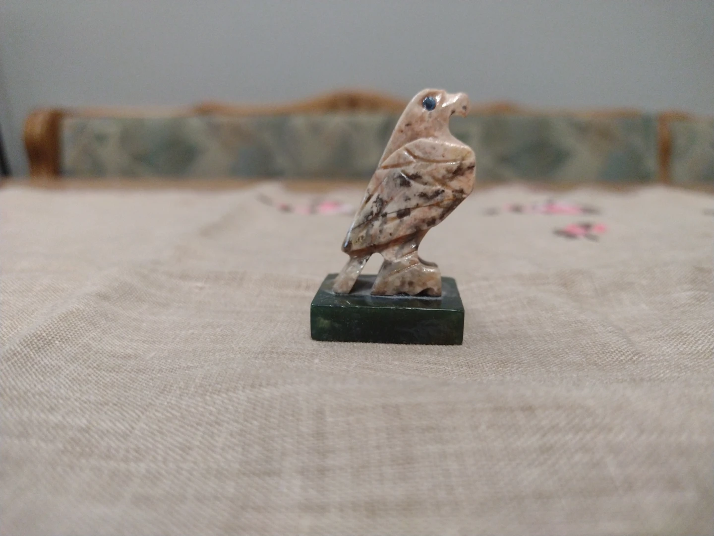 Carved Stone Eagle Figurine - photo 2