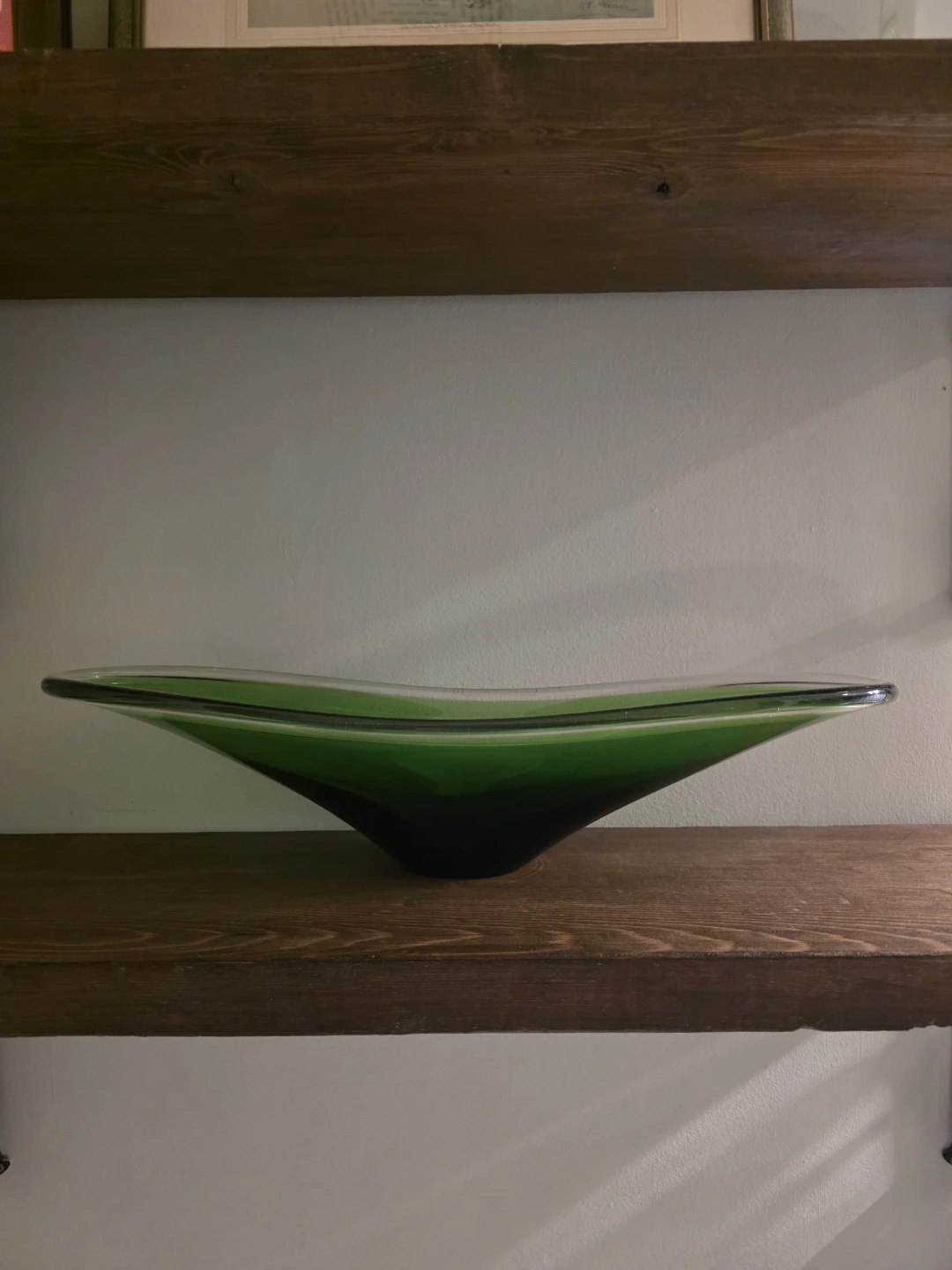 Green Glass Bowl