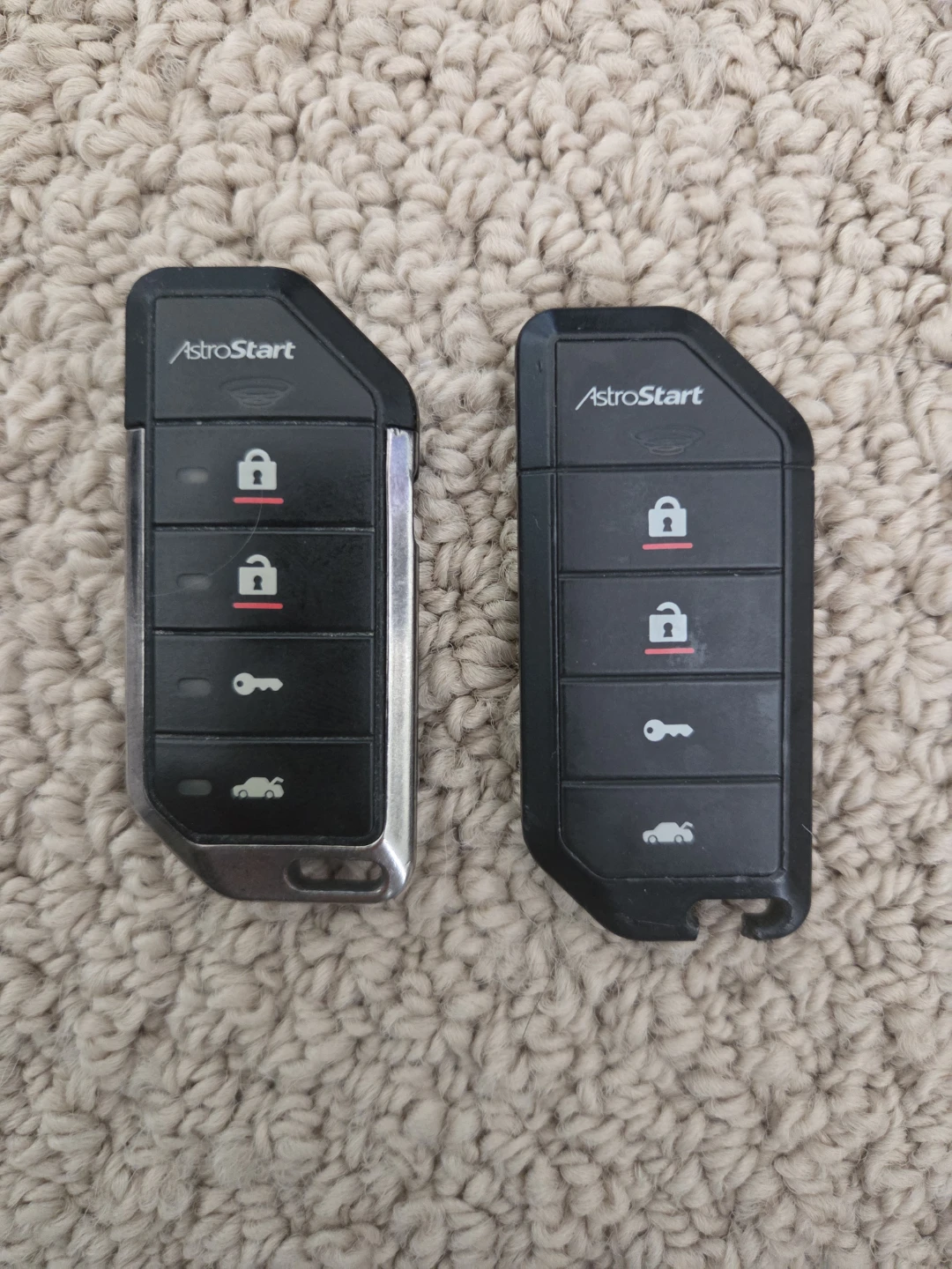 AstroStart Remote Car Starters (2) - Black