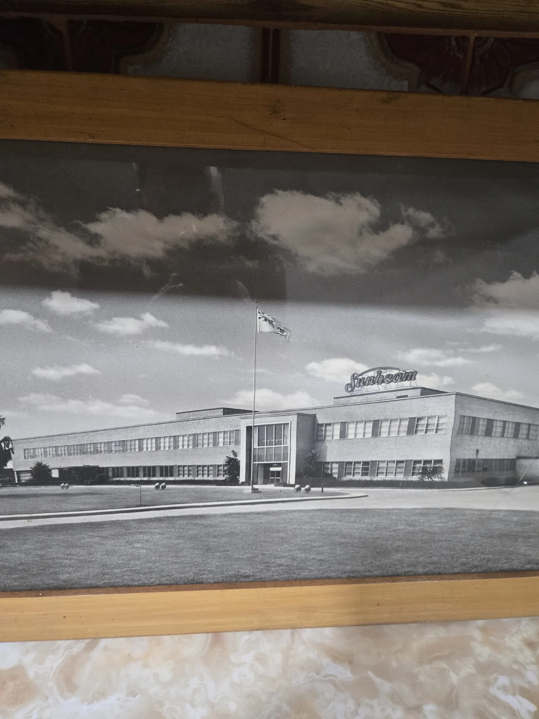 Sunbeam Vintage Building Photo Framed Art - photo 2
