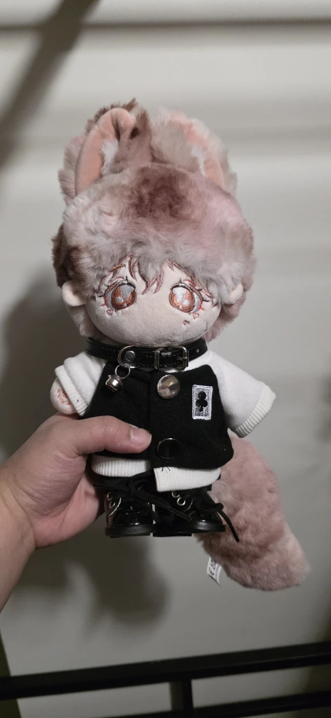 20cm Poseable Cotton Doll with Skeleton