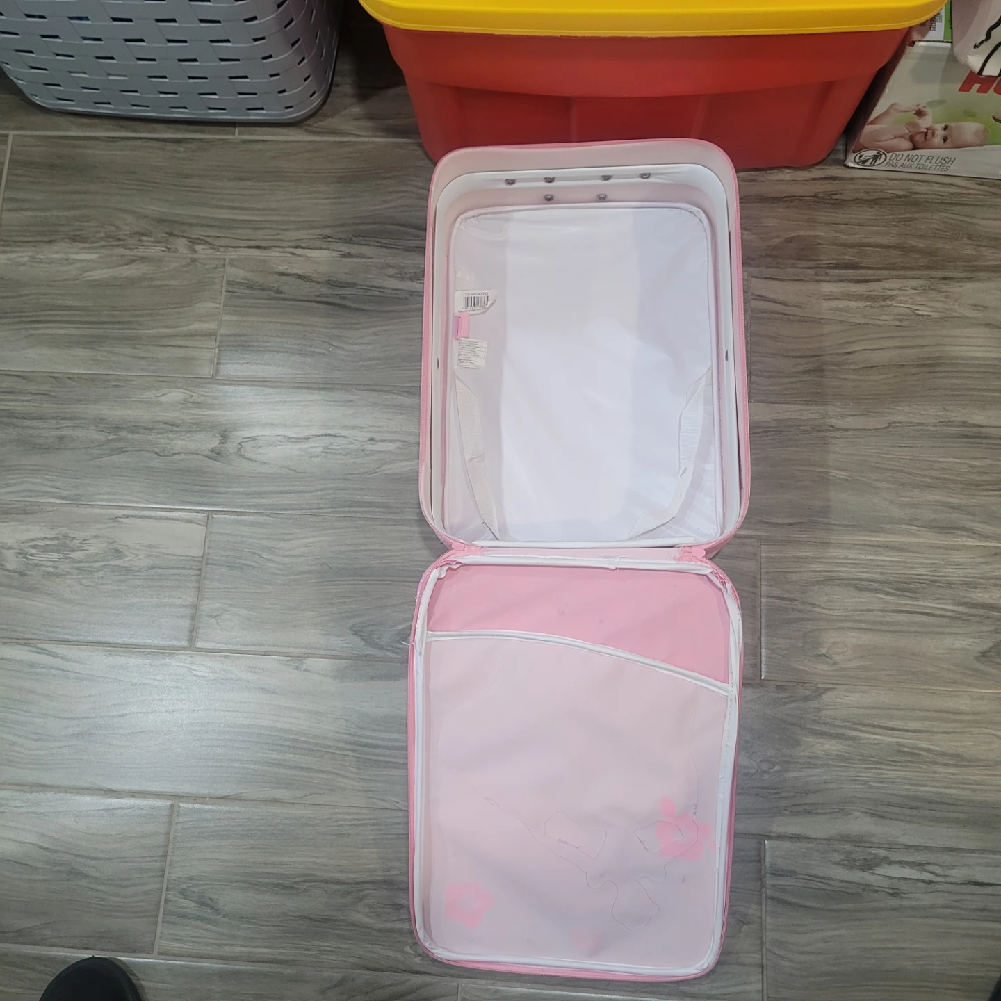 Kids' Pink Cinderella Rolling Luggage - photo 3