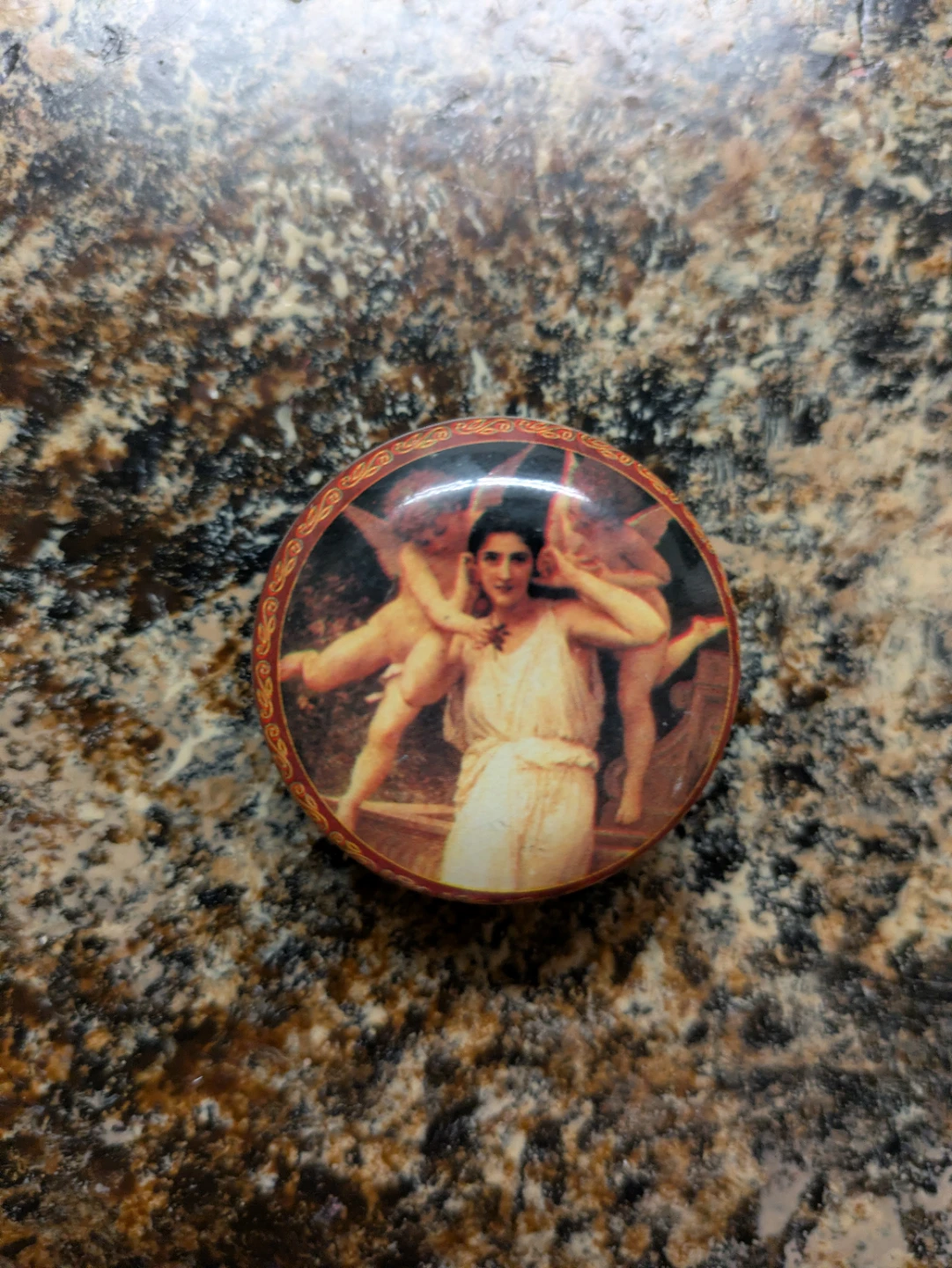 Vintage Tin Pill Case