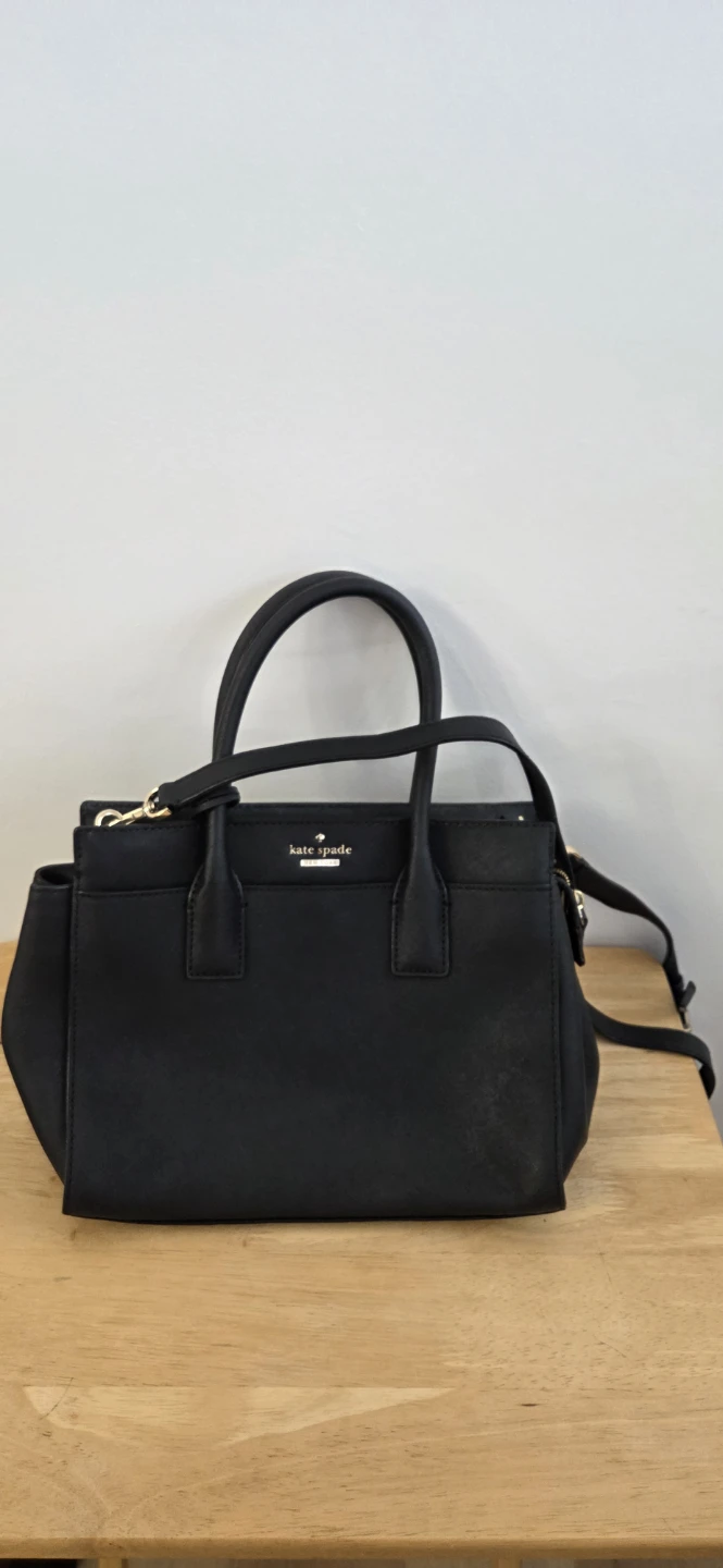 Kate Spade Black Leather Satchel Handbag - photo 3