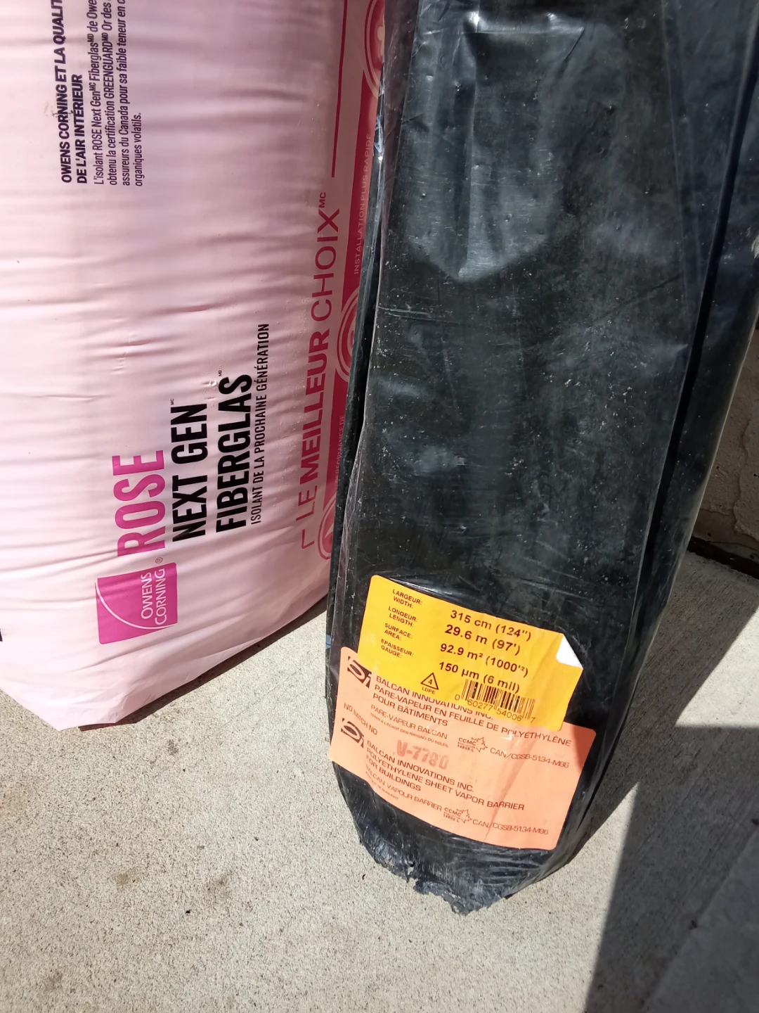 PINK NEXT GEN Fiberglass Insulation & Vapor Barrier