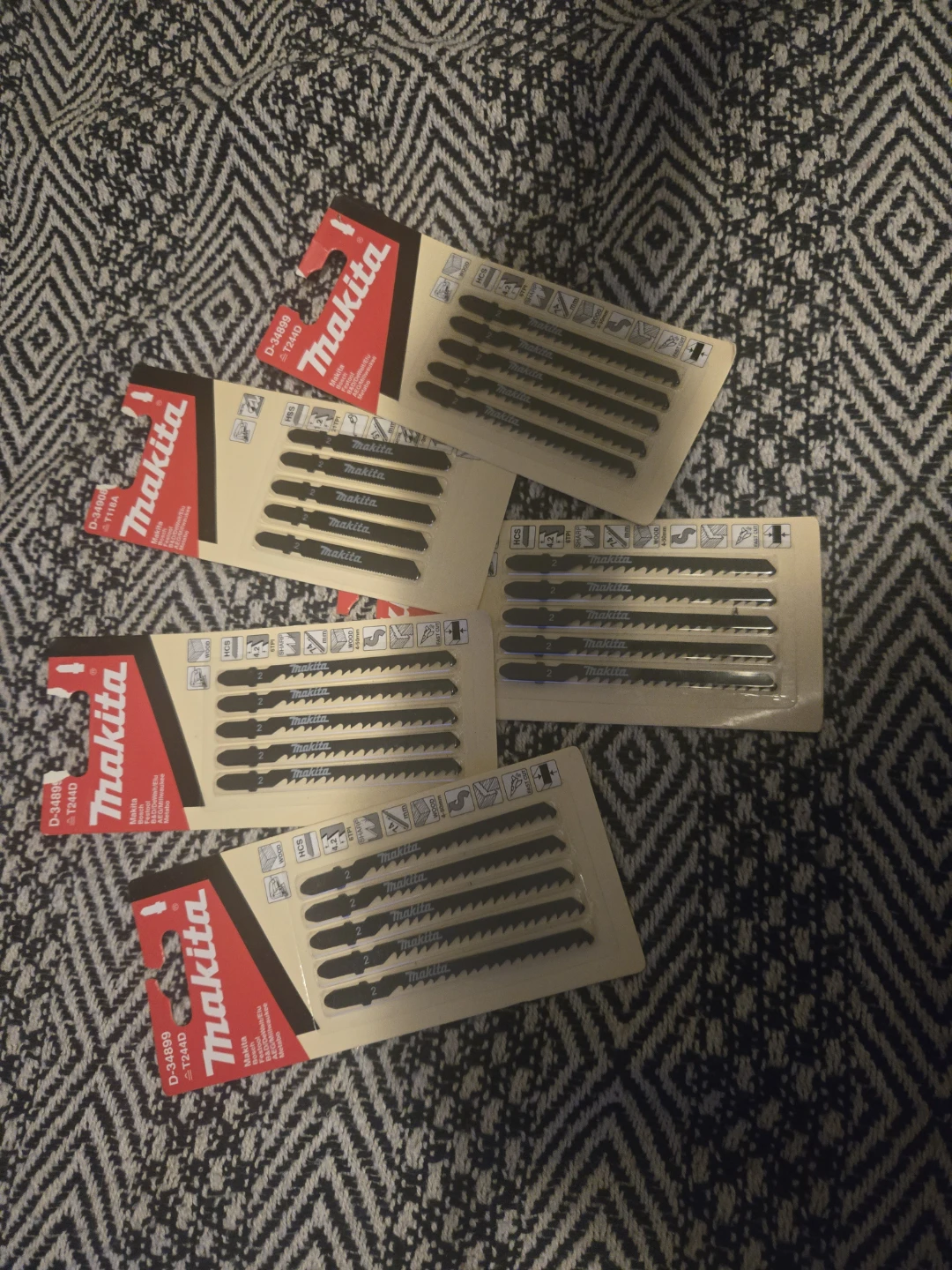 Makita Jigsaw Blades T244D & T118A (5 Packs)