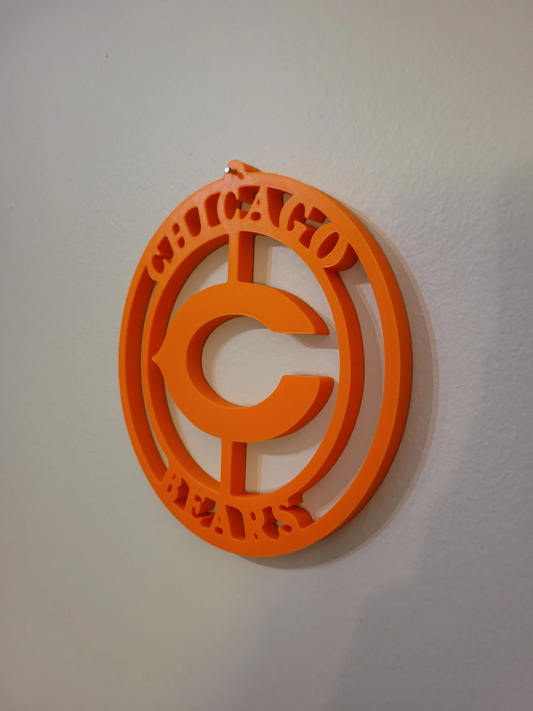 Chicago Bears 3D Printed Logo Wall Art Decor - photo 2