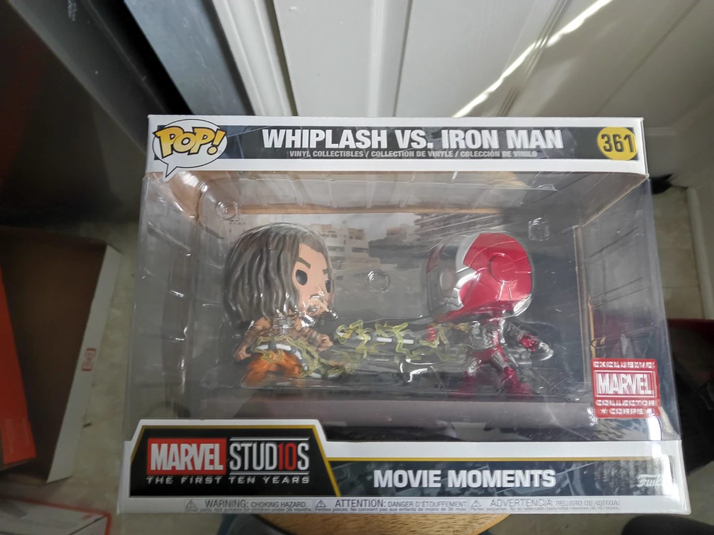 Funko Pop! Marvel Iron Man 2 Whiplash vs. Iron Man Movie #361