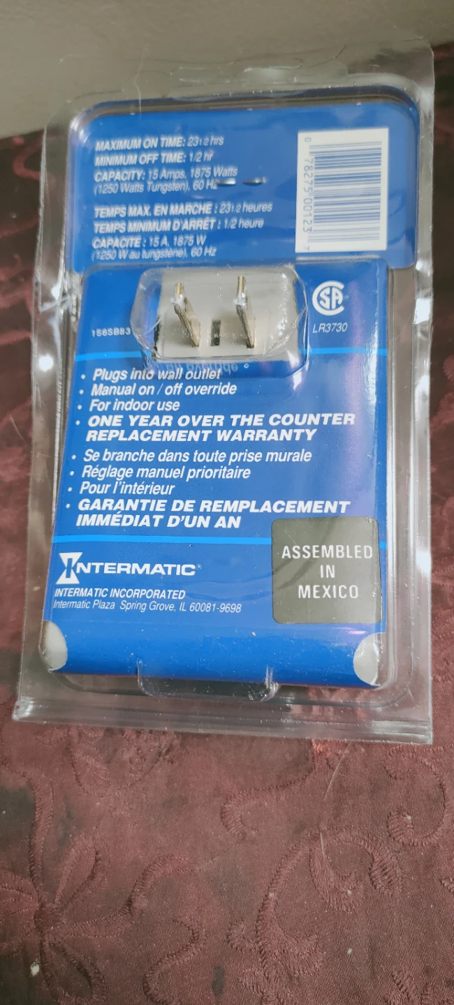 Intermatic Plug-in Lamp and Appliance Timer - photo 2