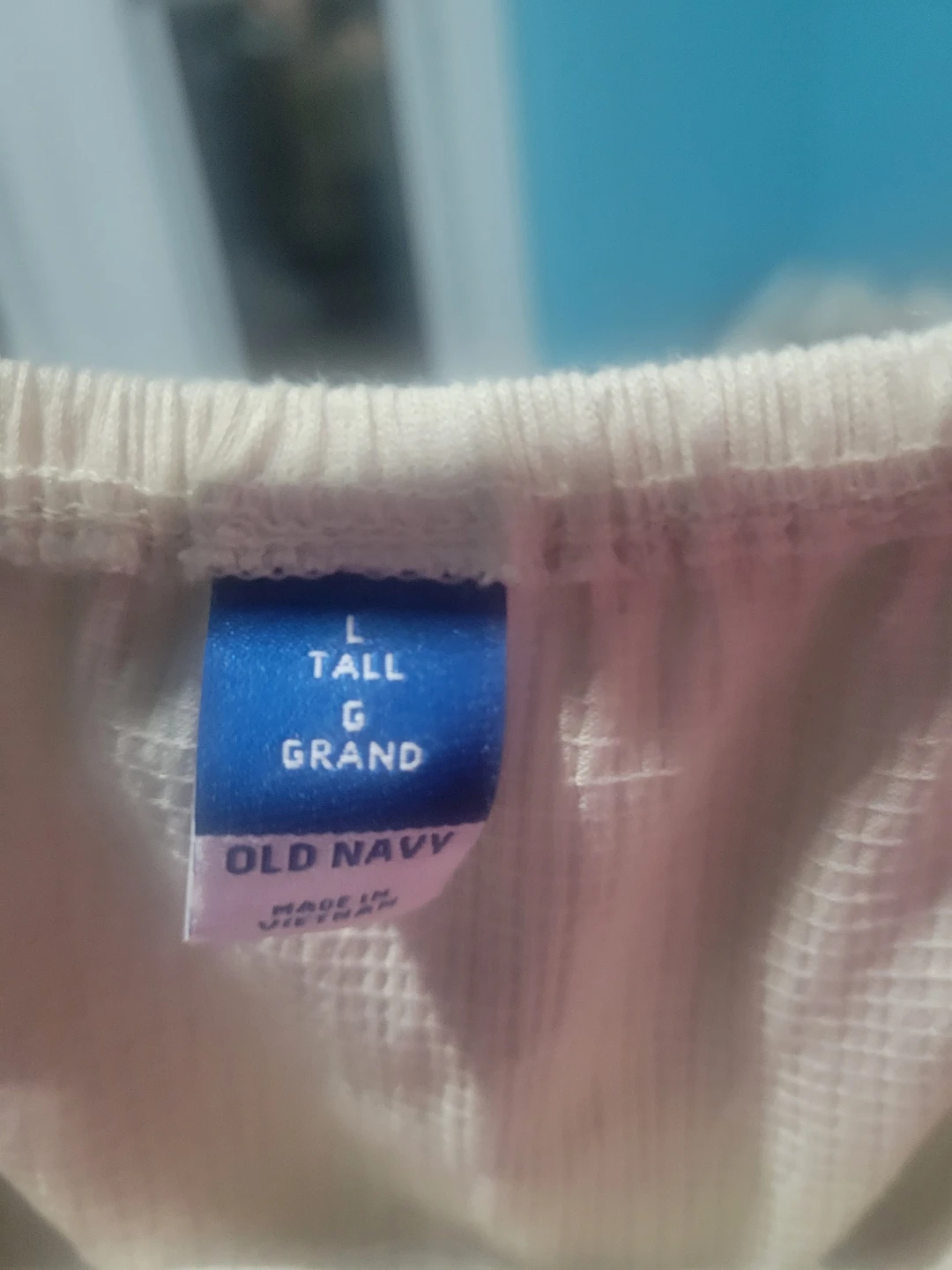 Old Navy Women's Cream Textured Puff Sleeve Top Size Large Tall - photo 3