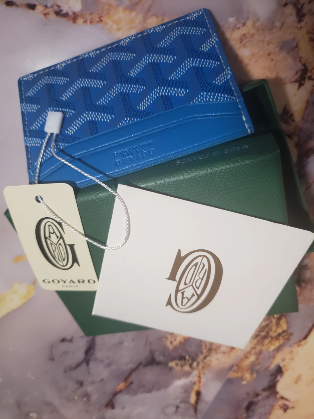 Goyard Blue Card Holder - photo 2