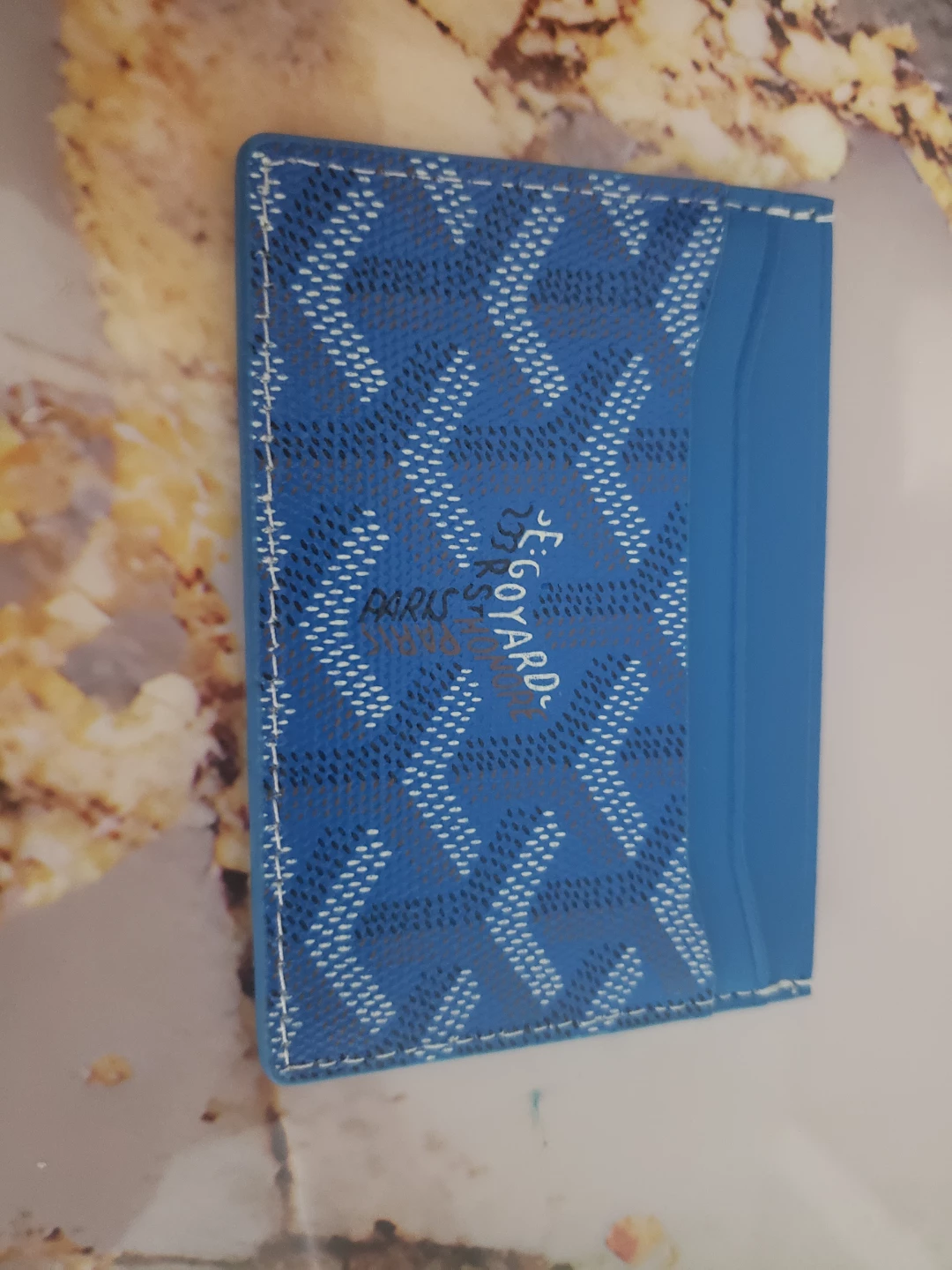 Goyard Blue Card Holder - photo 3