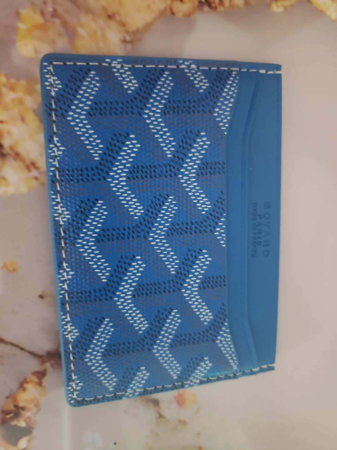 Goyard Blue Card Holder - photo 4