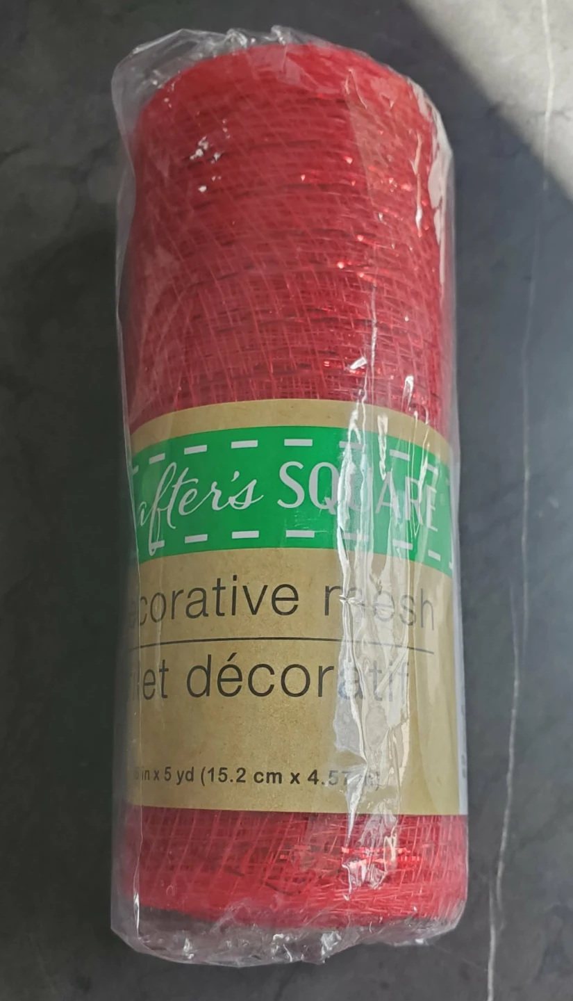 Red Deco Mesh (75 cents each)