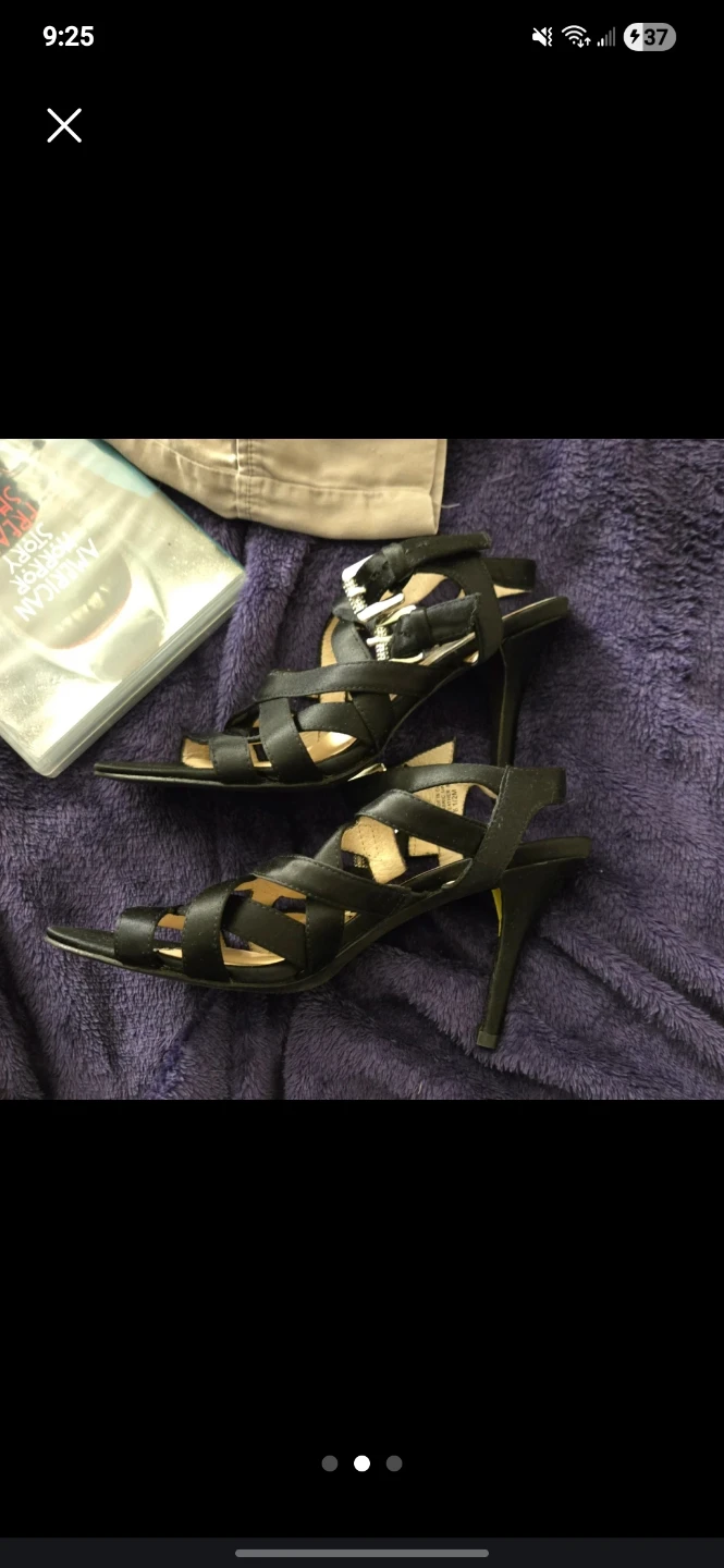 MICHAEL Michael Kors Black Strappy Heels - photo 3