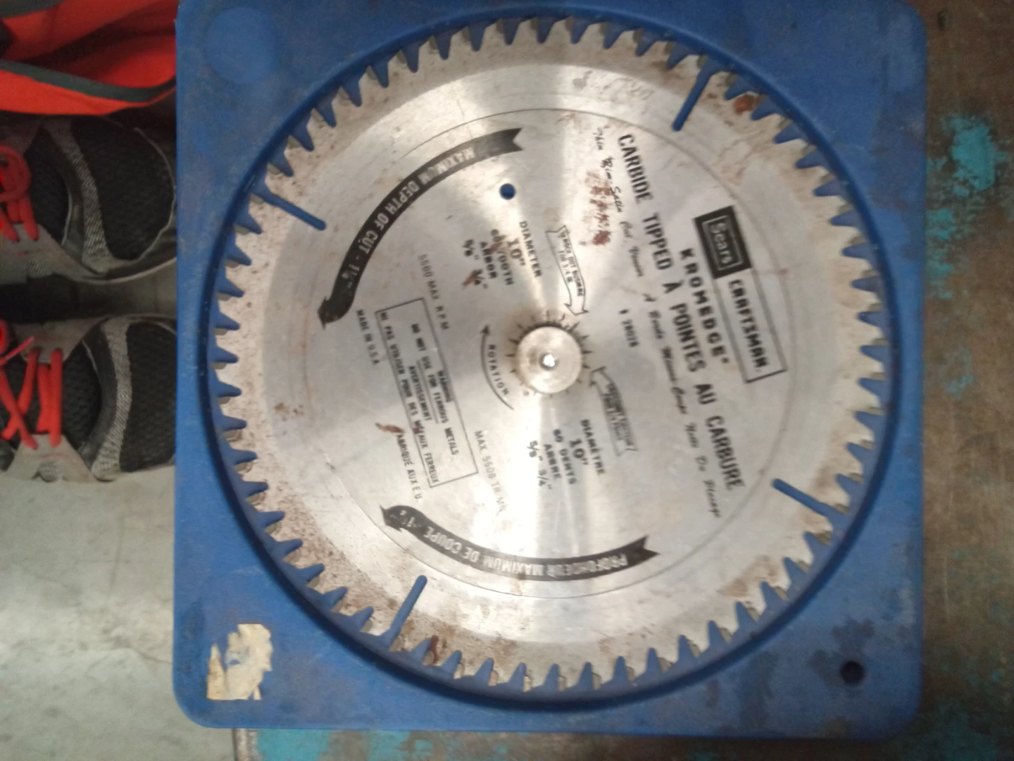 Sears Craftsman 10" Carbide Tipped Saw Blade