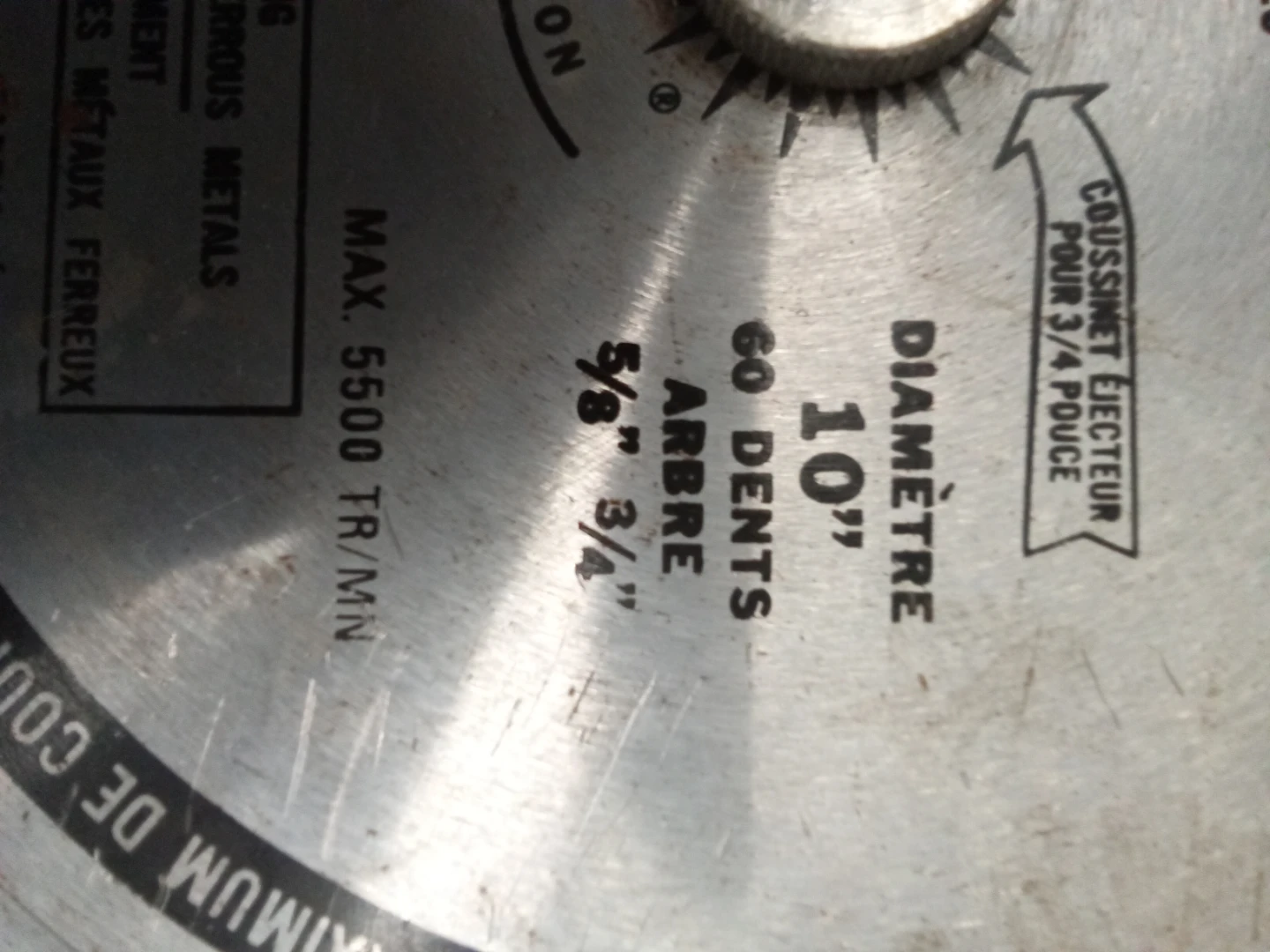Sears Craftsman 10" Carbide Tipped Saw Blade - photo 3