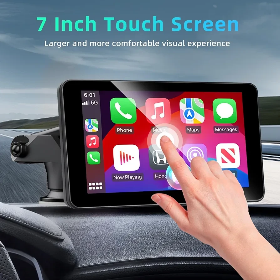 7 Inch Portable Car Stereo with CarPlay & Android Auto - photo 5