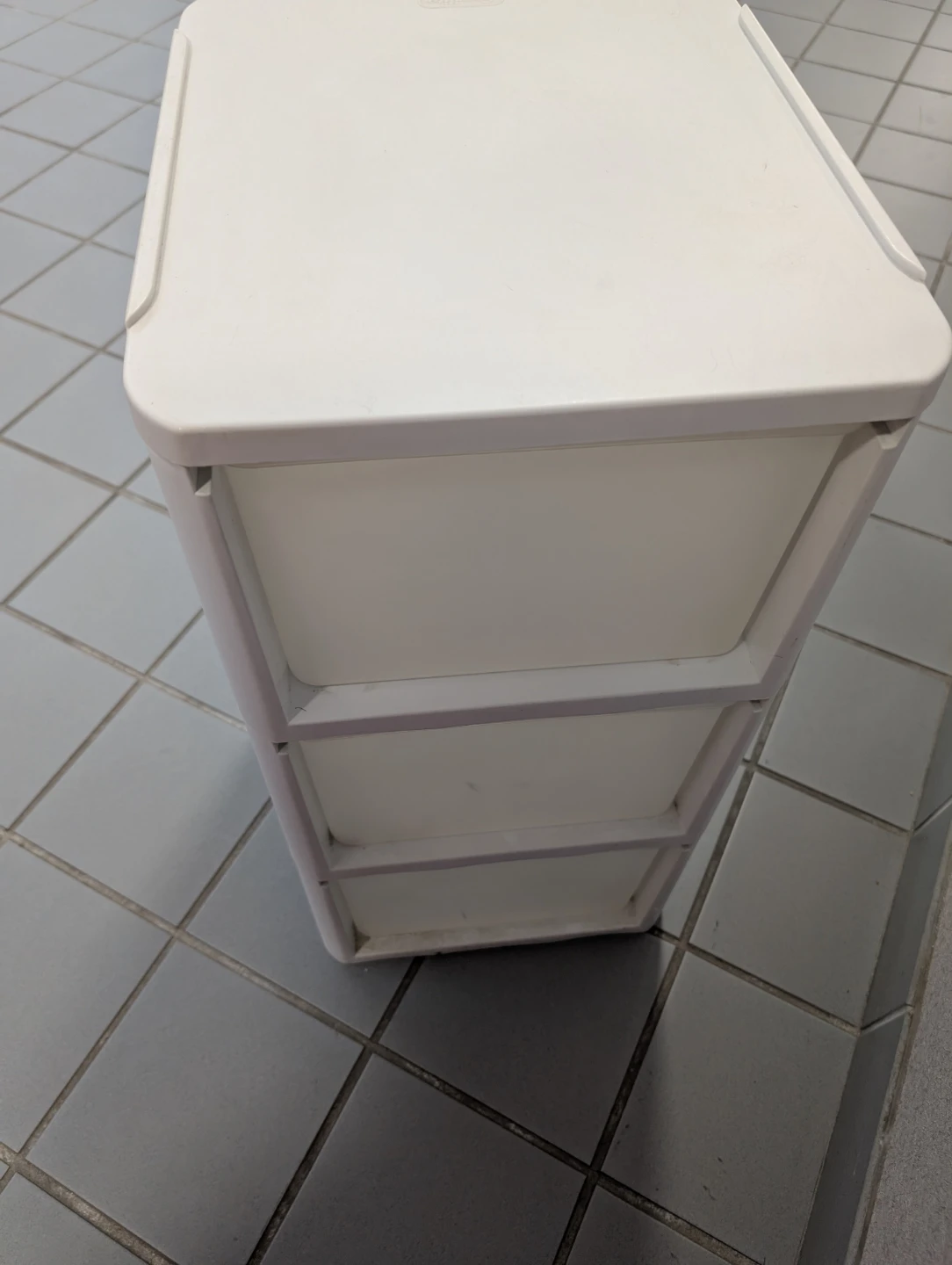 White 3-Drawer Storage Unit