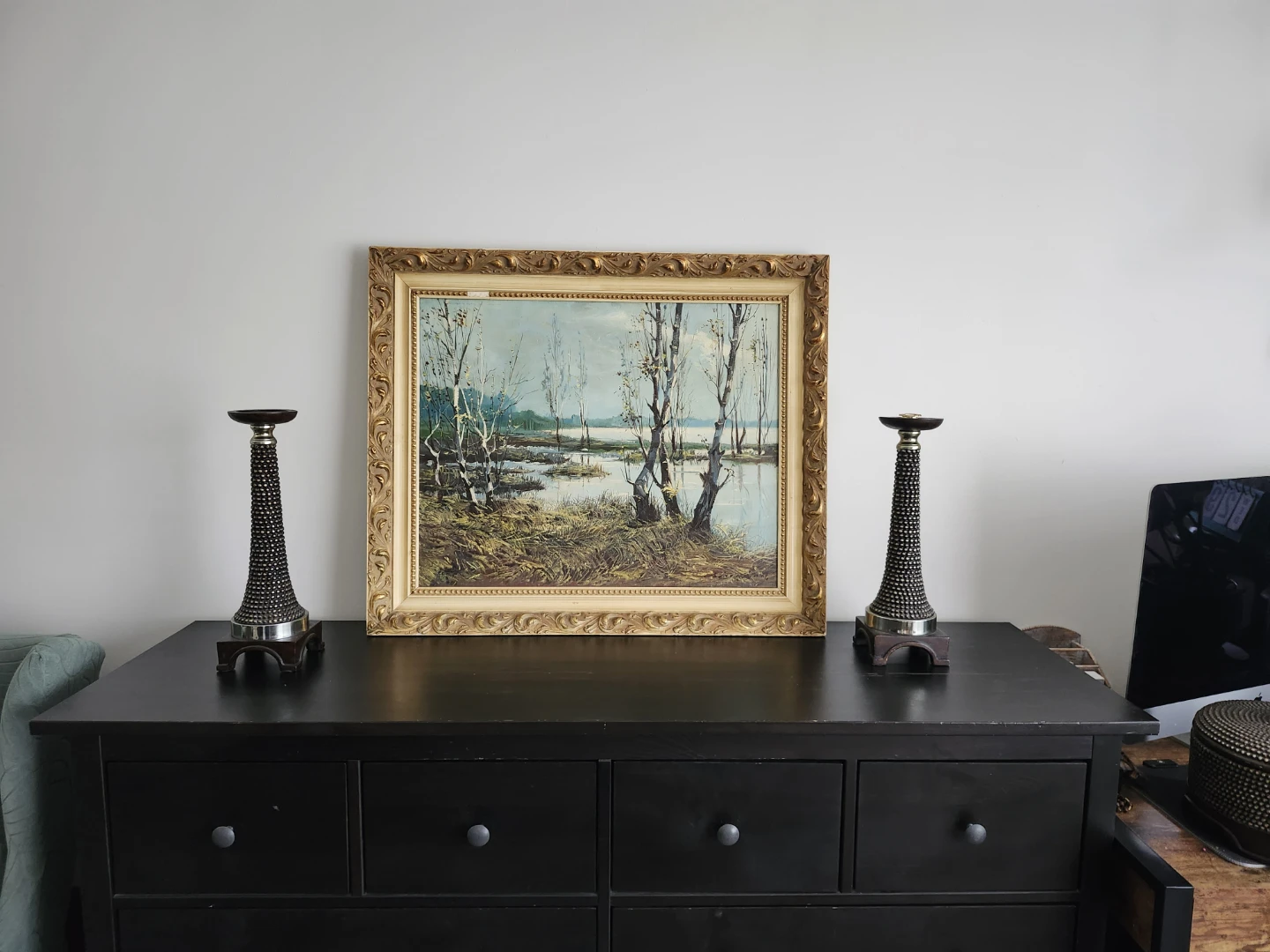 Vintage Landscape Painting by B. Lesiak , 1982. Oil 70x 55 cm - photo 3