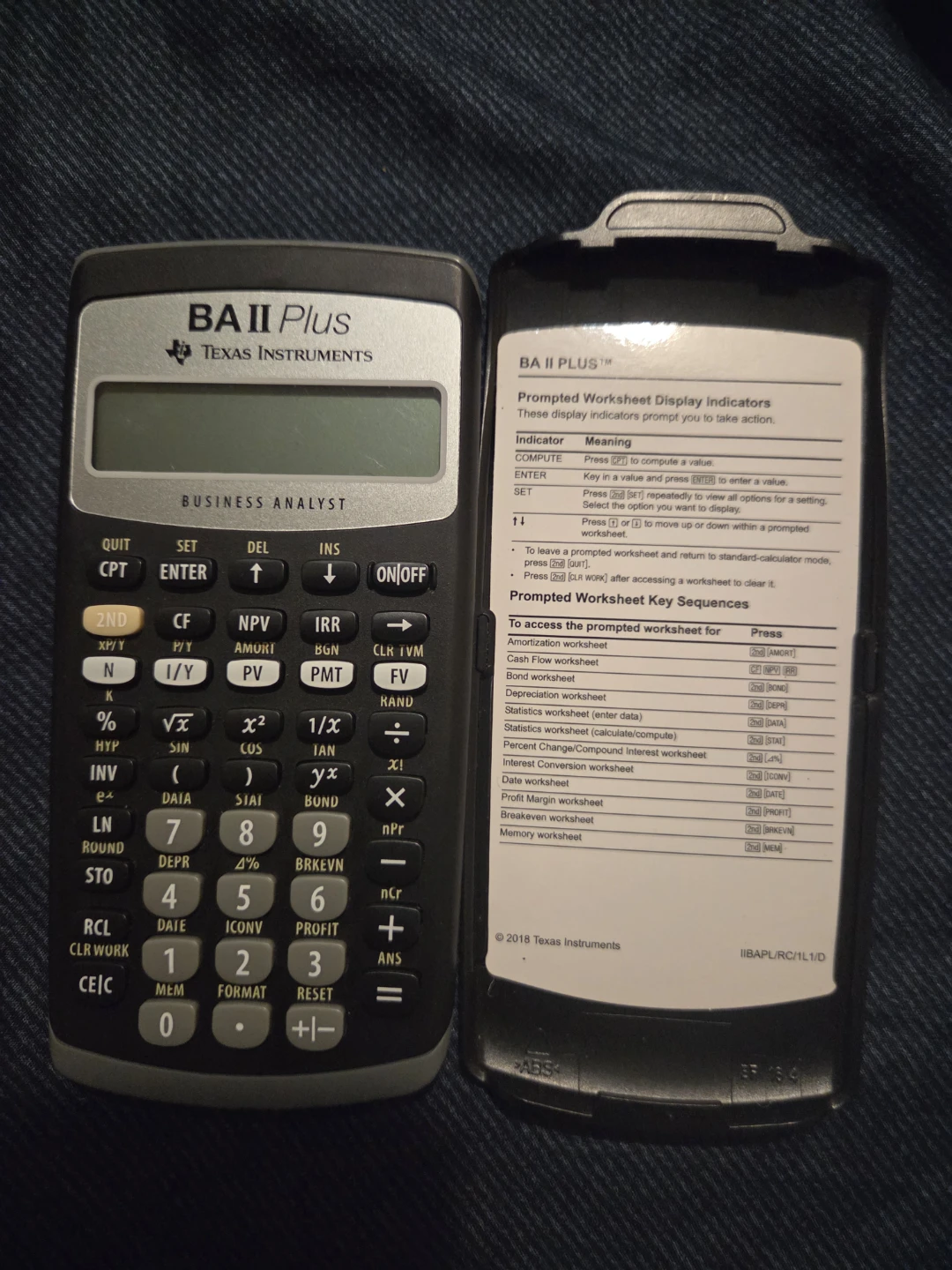 Texas Instruments BA II Plus Professional Calculator