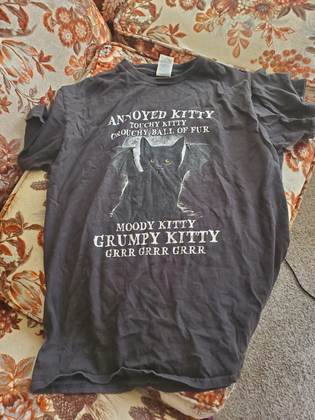 Black Cat Tee Shirt