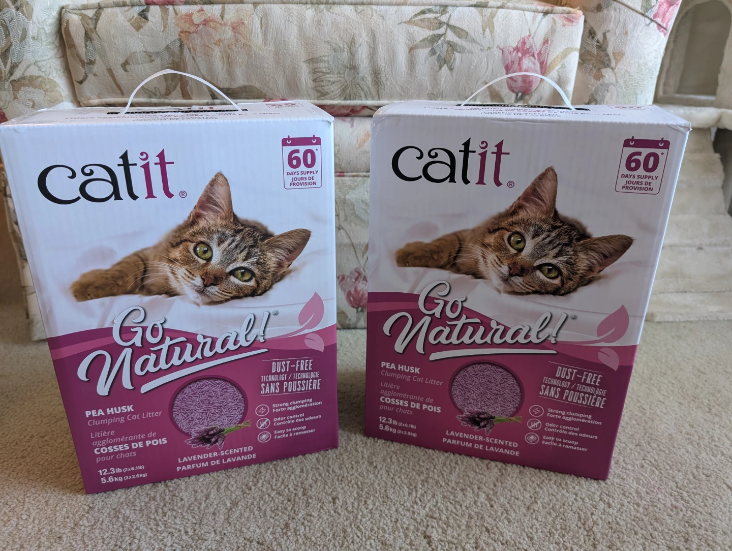 Catit Go Natural! Pea Husk Clumping Cat Litter