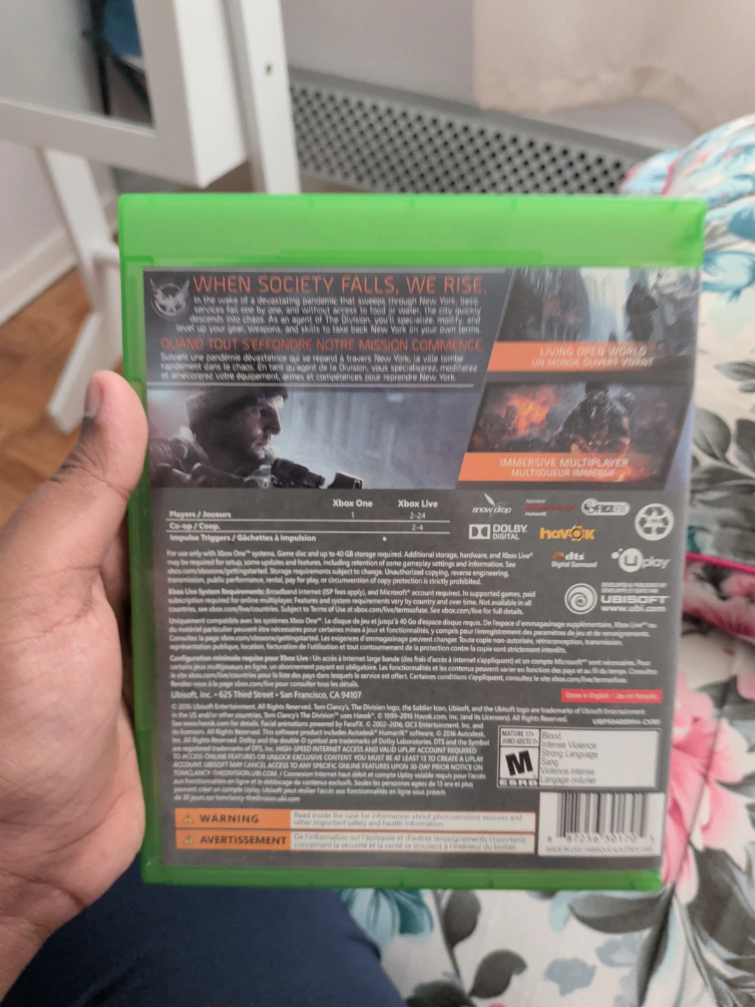 Tom Clancy's The Division Xbox One Game - photo 2
