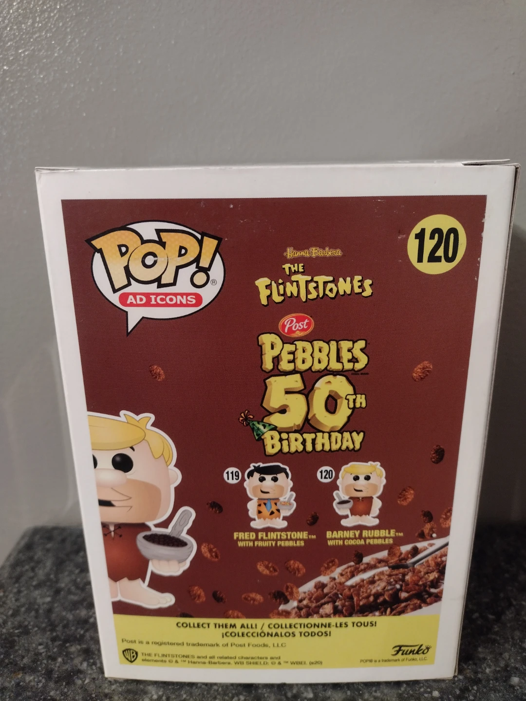Funko Pop! The Flintstones Barney Rubble with Cocoa Pebbles - photo 3