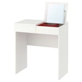 Makeup/Dressing Table with Mirror and Storage - photo 2