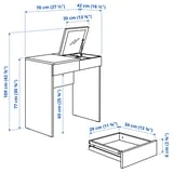 Makeup/Dressing Table with Mirror and Storage - photo 5
