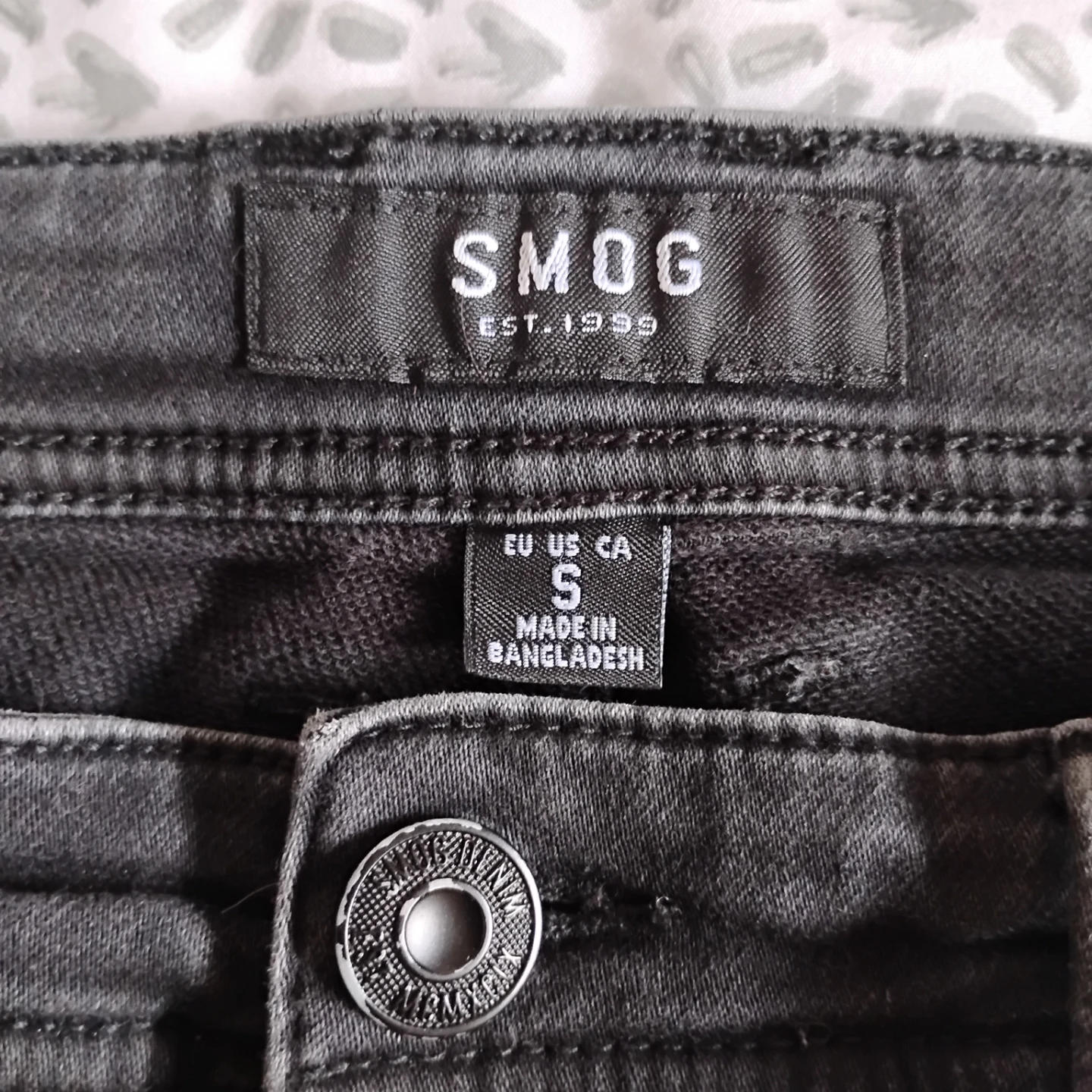 SMOG Men's Grey Denim Shorts - photo 2