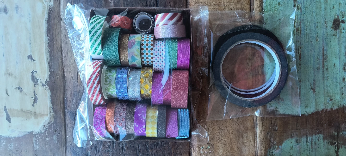Washi Tape Set - Assorted Patterns and Colours - photo 2