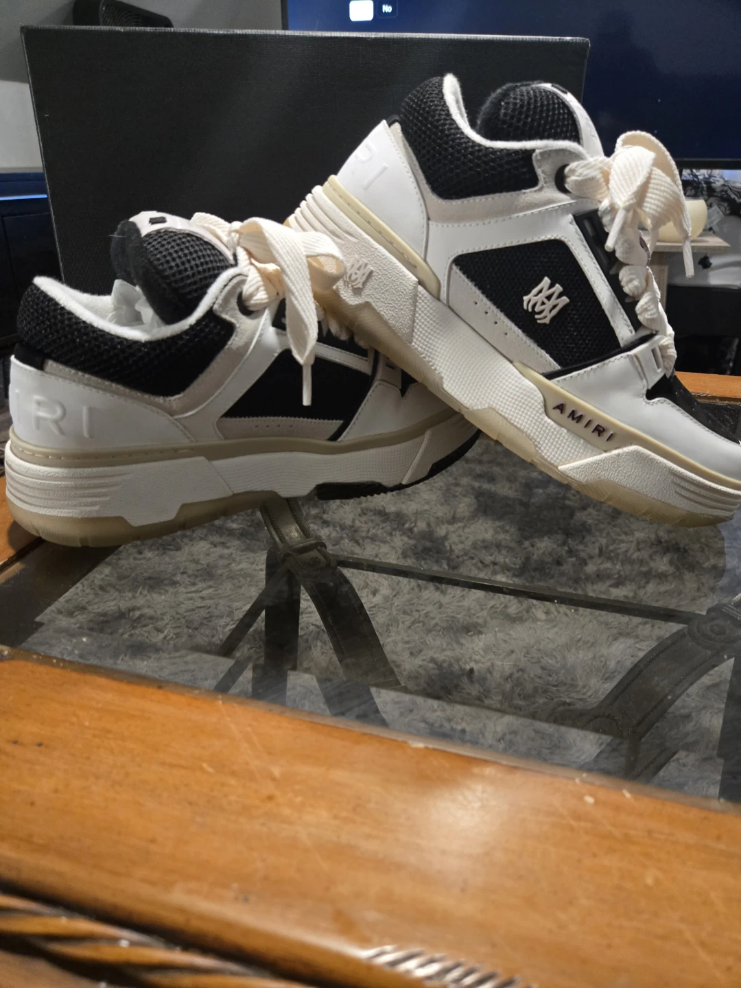 AMIRI MA-1 Sneakers - Black/White - photo 4