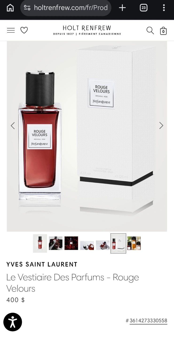 Yves Saint Laurent Rouge Velours EDP Perfume - photo 4
