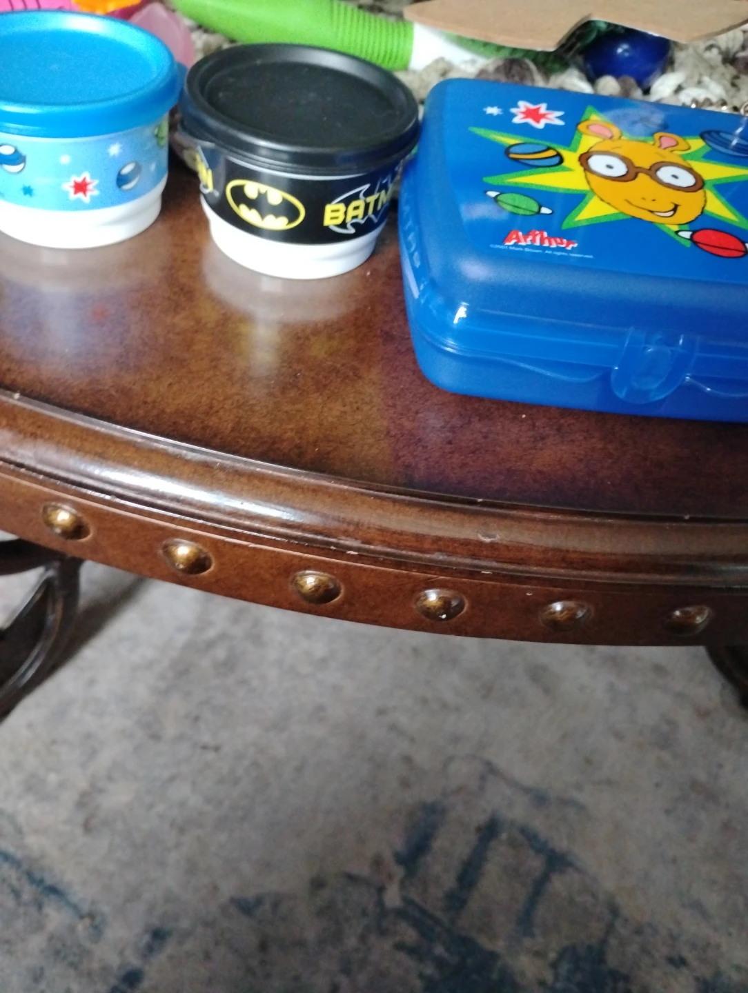 Batman and Arthur Lunch Box and Containers Tupperware
