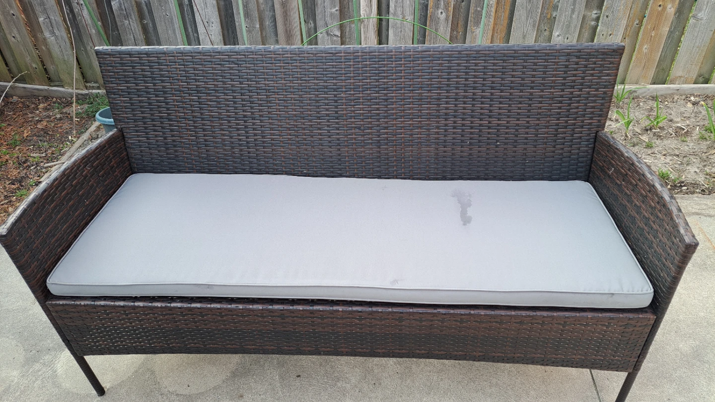 Wicker Patio Set - Loveseat and 2 Tables - photo 4