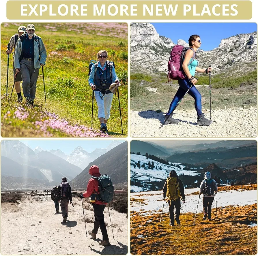 FitLife Trekking Walking Poles - photo 4