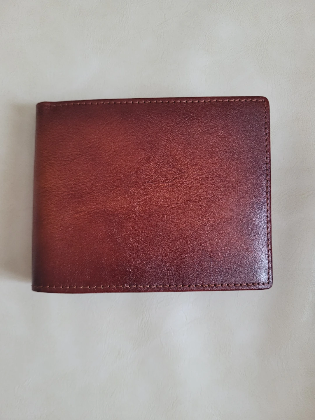 DCIKO Brown Leather Bifold Wallet with RFID Protection