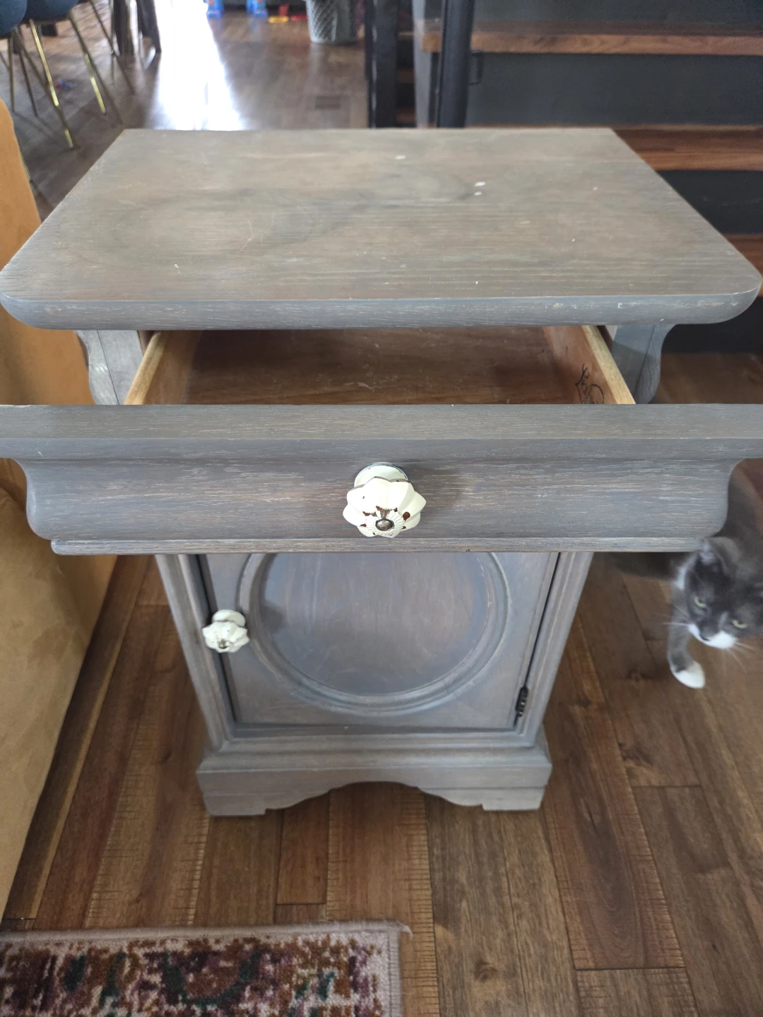 Lexington End Table with Drawer and Cabinet - photo 3
