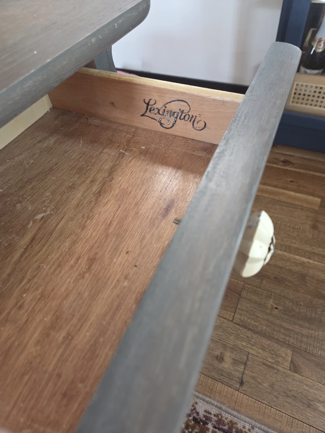 Lexington End Table with Drawer and Cabinet - photo 4