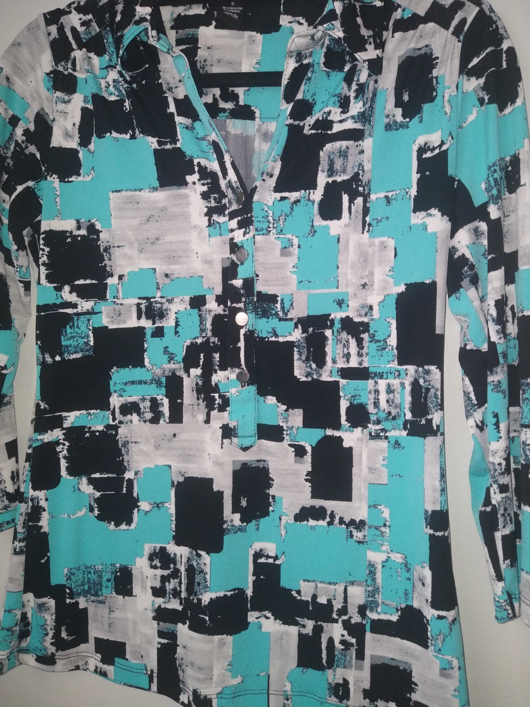 Alfani Women's Pullover Geometric Blouse Size Small - photo 2