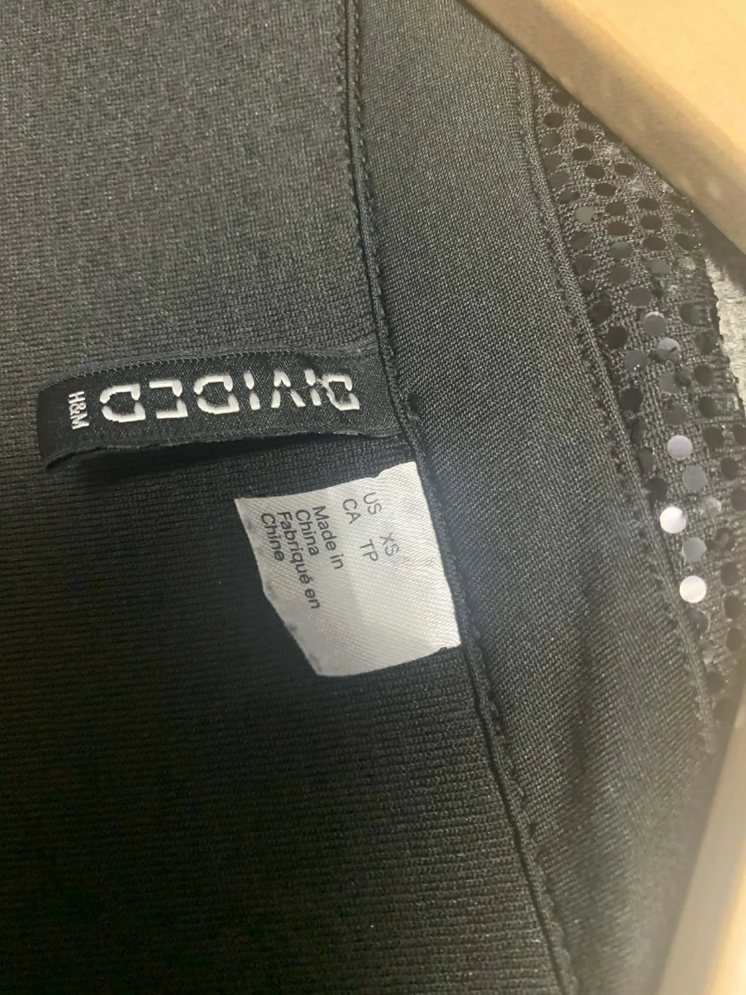H&M Divided Black Sequin Blazer XS - photo 4