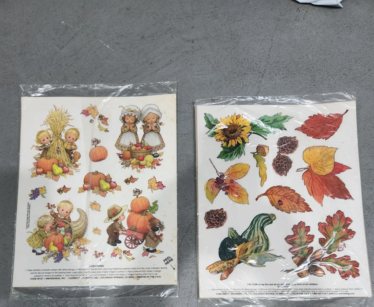 Vintage Fall Harvest Stickers - Morehead, Inc.